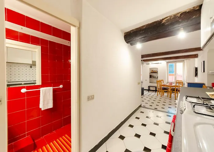 Charming Flat Historic Center - Happy Lägenhet Camogli